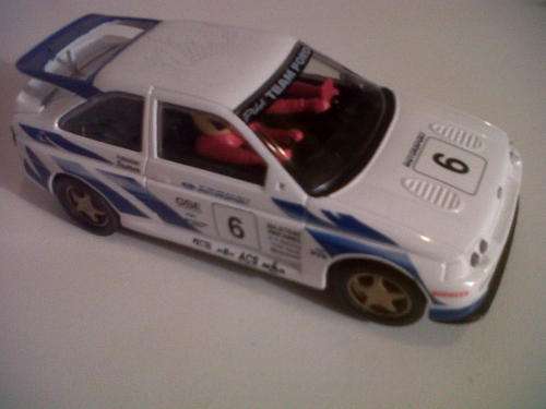 **Hard to find #6** SCALEXTRIC FORD ESCORT COSWORTH   -   1/32 SCALE SLOT CAR