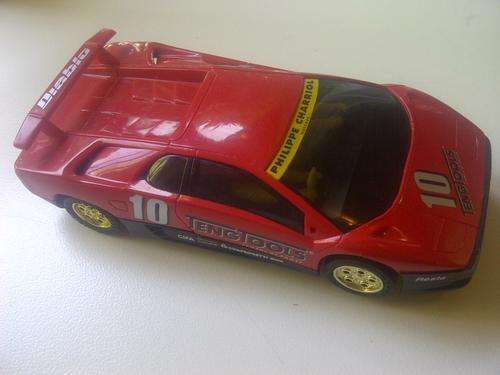 SCALEXTRIC LAMBORGHINI ''TENGTOOLS''  -  1 /32 SCALE SLOT CAR   (MADE IN ENGLAND)