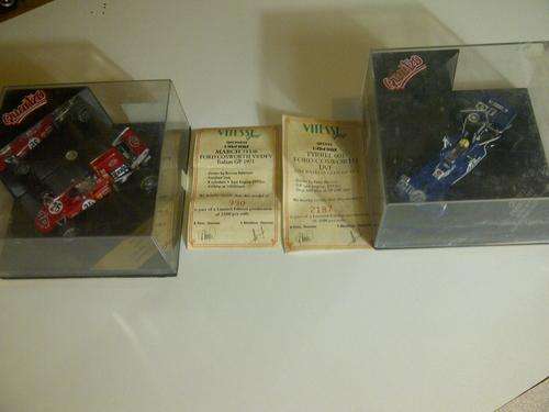 2 x LIMITED EDITION F1's    1/43 SCALE