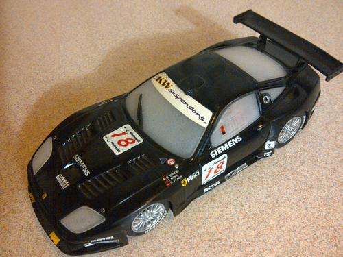 CARRERA EVOLUTION FERRARI  -  1 /32 SCALE SLOT CAR   (REPAINTED)