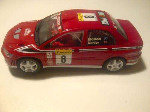HORNBY SCALEXTRIC MITSUBISHI LANCER WRC - 1/32 SCALE SLOT CAR