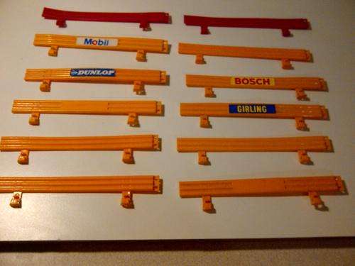 12 x SCALEXTRIC BARRIERS