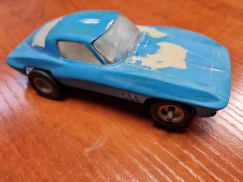 1/32 Corvette slot car , custom build with nice chassis and motor