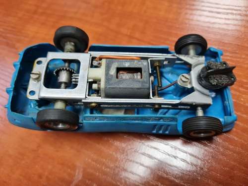 1/32 Corvette slot car , custom build with nice chassis and motor