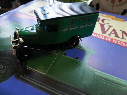 MODEL A FORD VAN(UNWINS SEEDS) WITH HACHETTE/BOOK***see pictures****