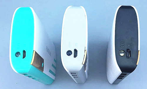 28000mAh Power Bank 3x usb with an led light