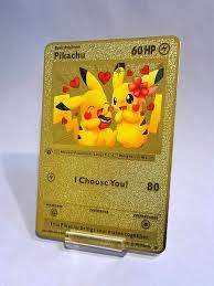 GOLD METAL POKEMON CARDS (55 PER A SET)  A MUST HAVE FOR ALL COLLECTORS !!!!!