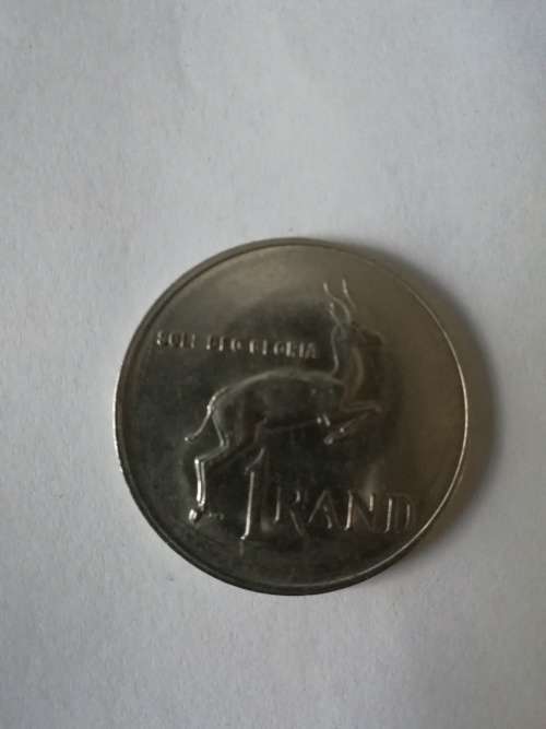 1990 South Africa R1 One Rand Coin