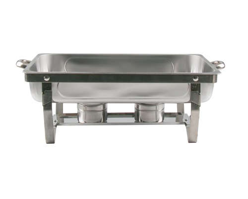 Leopard - 11 Litres Stainless Steel Single Tray Chaffing Dish - Food Warmer (READ THE DESCRIPTION)