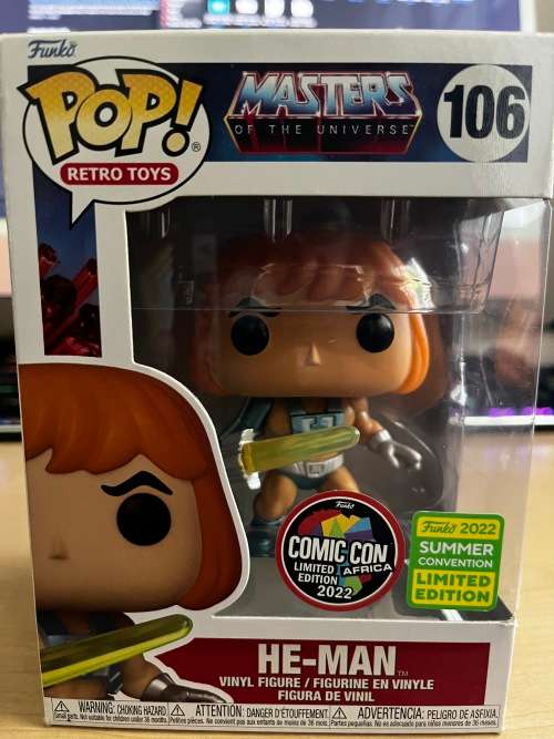 Funko Pop He-Man Laserlight Comic Con Limited Edition