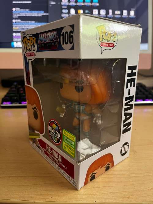 Funko Pop He-Man Laserlight Comic Con Limited Edition