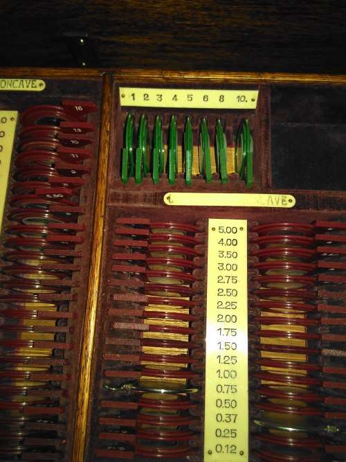 Optometrist Testing cabinet