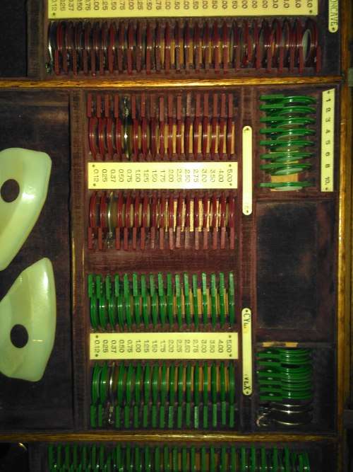 Optometrist Testing cabinet