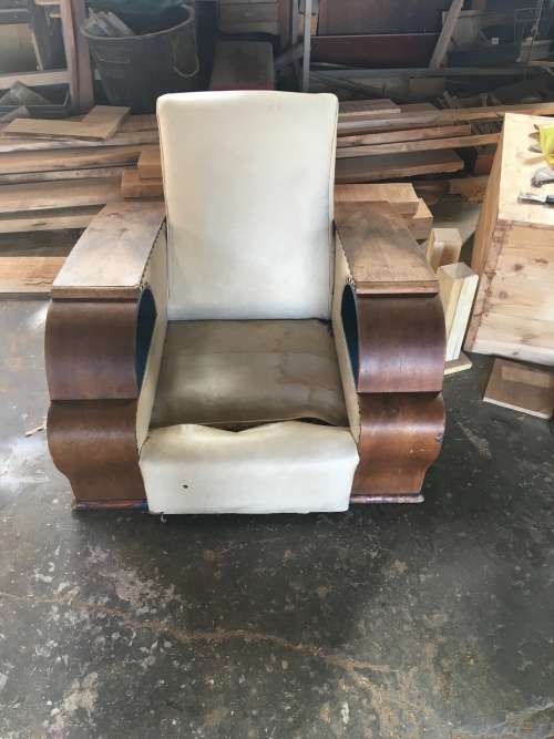 Art Deco armchair (needs Tlc)