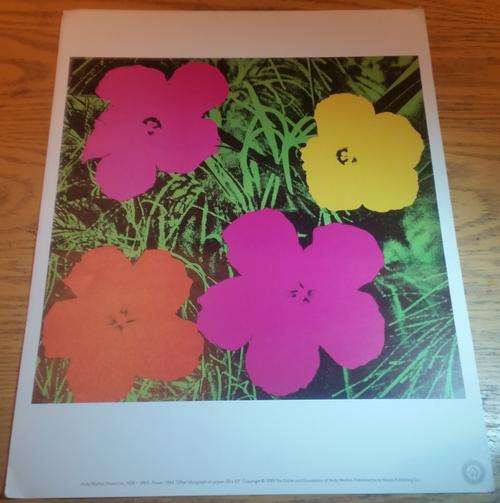 ANDY WARHOL OFFICIAL PRINT ~ FLOWER 1964. PUBLISHED BY TE NEUES PUBLISHING