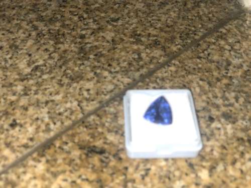 Gorgeous Rare 8ct Trillion Cut Natural Tanzanite b7/7 GIL Certified