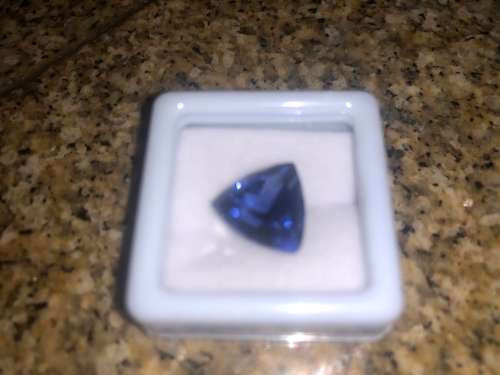 Gorgeous Rare 8ct Trillion Cut Natural Tanzanite b7/7 GIL Certified