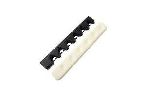 Durable Wall Mounted Flexible Rubber Pool / Snooker Cue Rack Holds 6 Cues