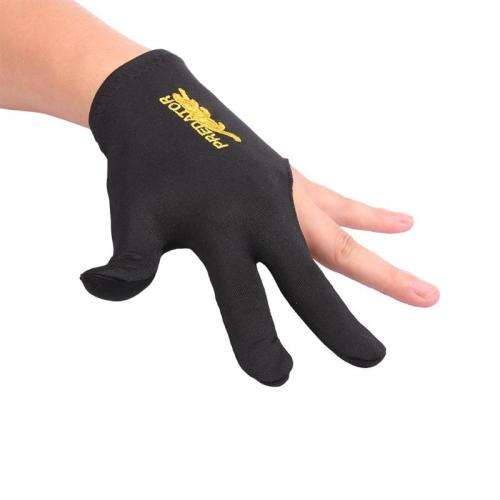 Snooker Billiard Cue Glove Pool Left Hand Open Three Finger Color: Black, Blue, Red,Brown