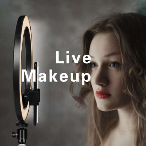 Ring Light 10" with Adjustable Tripod Stand & Phone Holder for Youtube Video, Dimmable Desk LED Ring