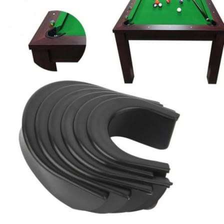 Pool Table Pocket Liners 2 Side and 4 Corner Durable Plastic Replacement