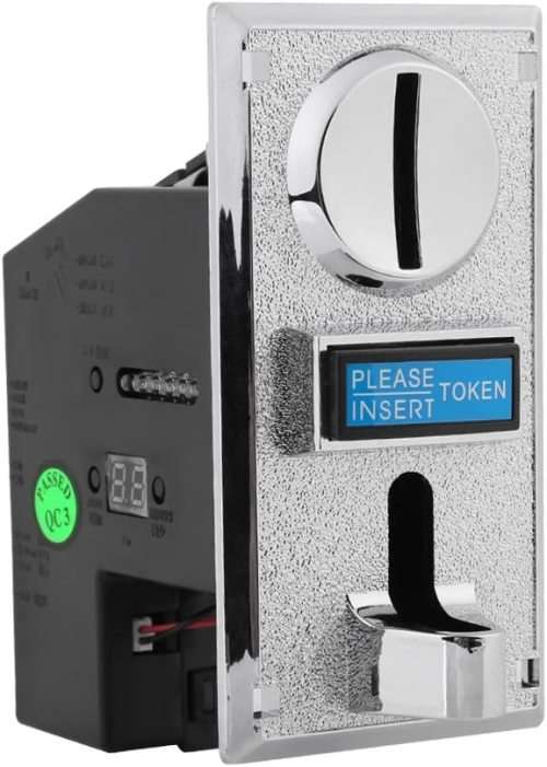 Coin Acceptor, Multi Coin Acceptor Selector Slot for Arcade Game Mechanism Vending Machine