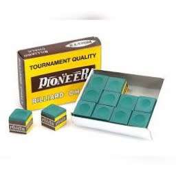 Pioneer Billiard chalk 12 pcs Green