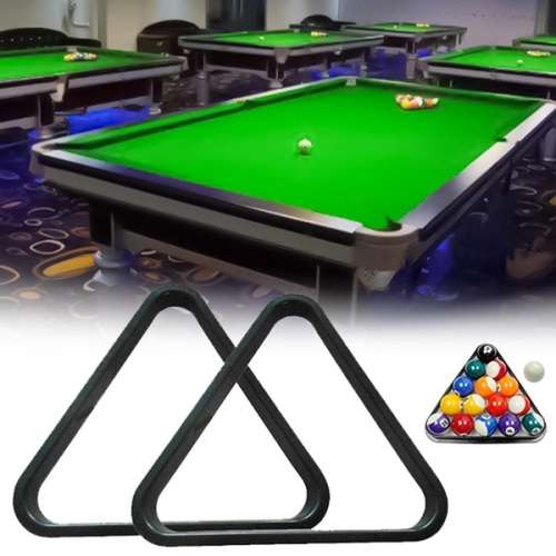 Pool Table Triangle Black Plastic 8 Ball Rack Standard Size