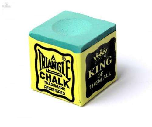 2 PCS GREEN TRIANGLE SNOOKER POOL CHALK