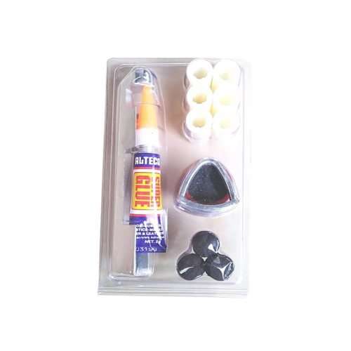 Pool Cue Tip Repair Tool Kit Tip Sander Glue File Cue Tips Splint Set