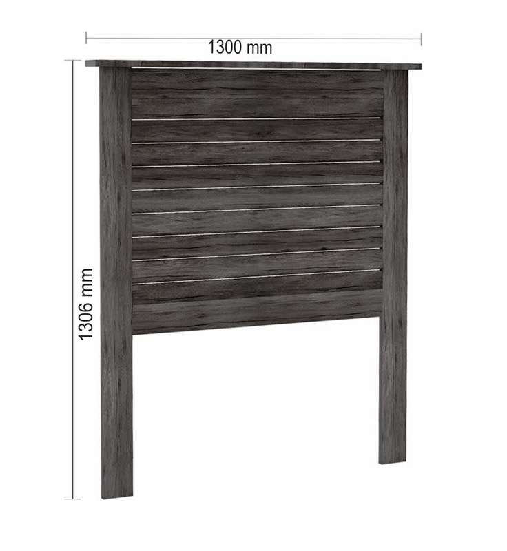 Brooklyn Headboard - Three Quarter - Charcoal