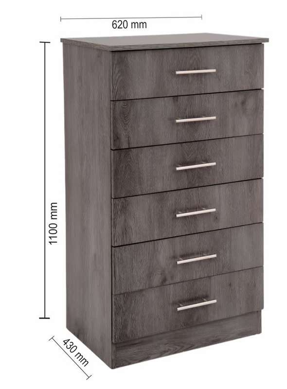 Lagos Chest of Drawers Charcoal