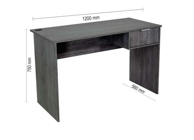 Pro Student Desk 1200 Charcoal
