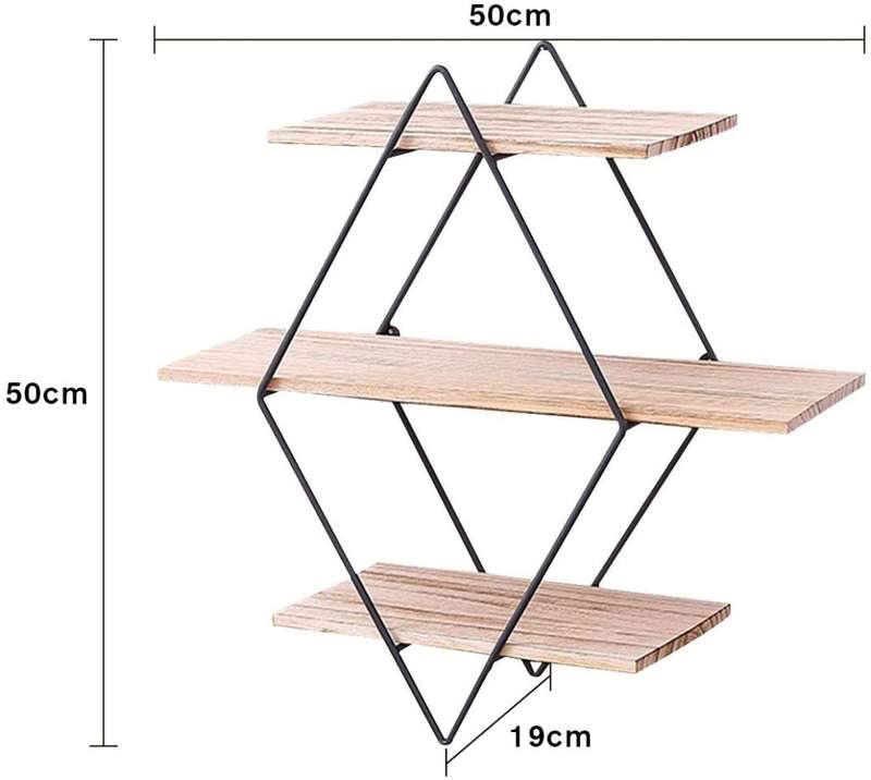 Solid Wood Decorative Floating Rustic Wall Shelves