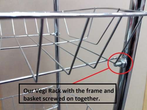 Brand New 3 Tier Vegetable Fruit Storage Kitchen Trolley Rack