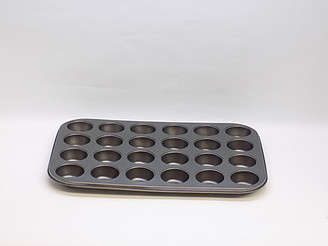 Metallic Non-Stick 24-Cup Muffin Pan