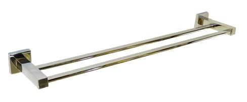 Towel Rod Double Square Stainless Steel