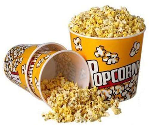 3 piece Plastic Pop Corn Bowl Set