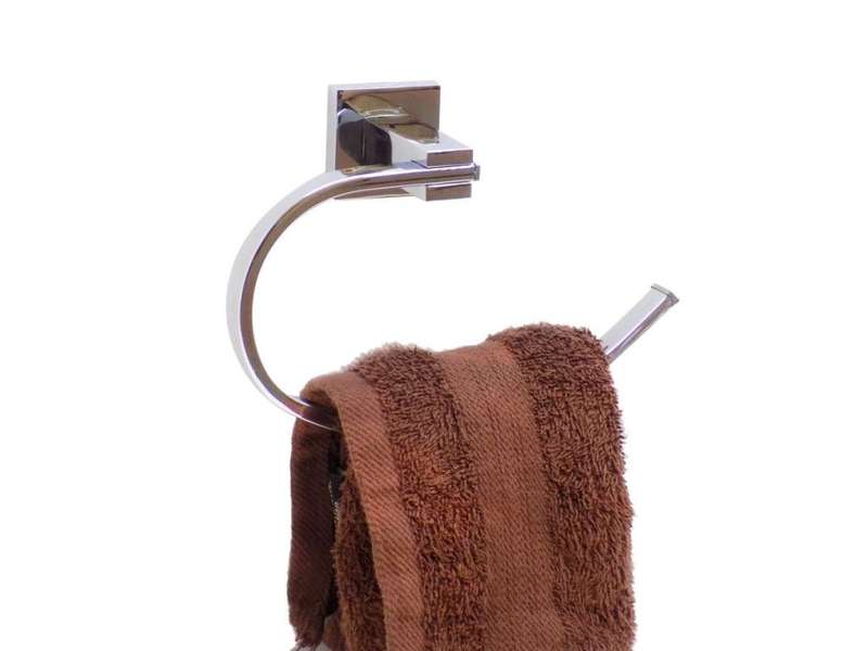 Hand Towel Holder Square Stainless Steel