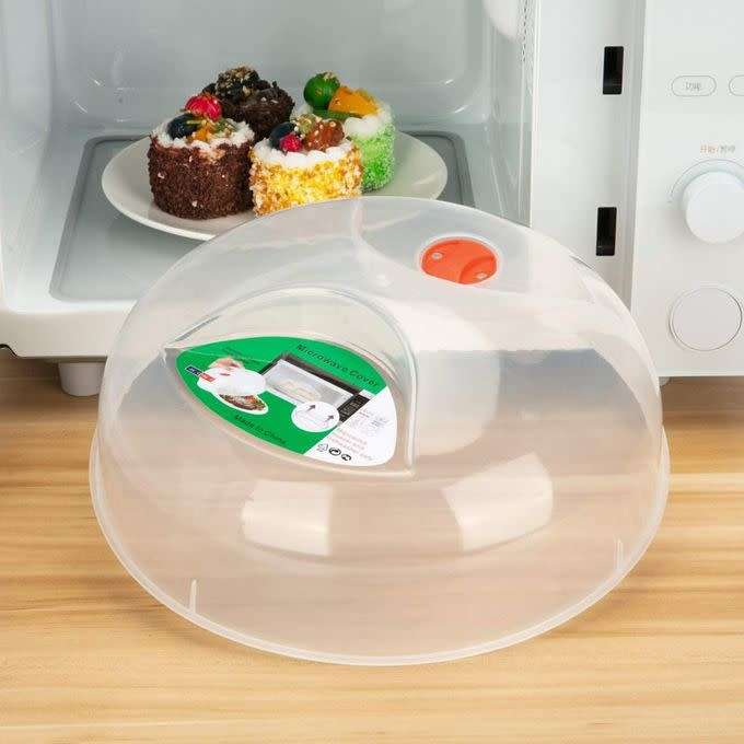 Microwave Plate Cover Plastic Transparent - Small (25cm)