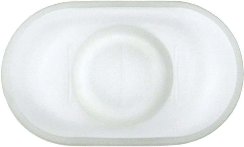 Glass Soap Dish Oval Replacement - Frosted