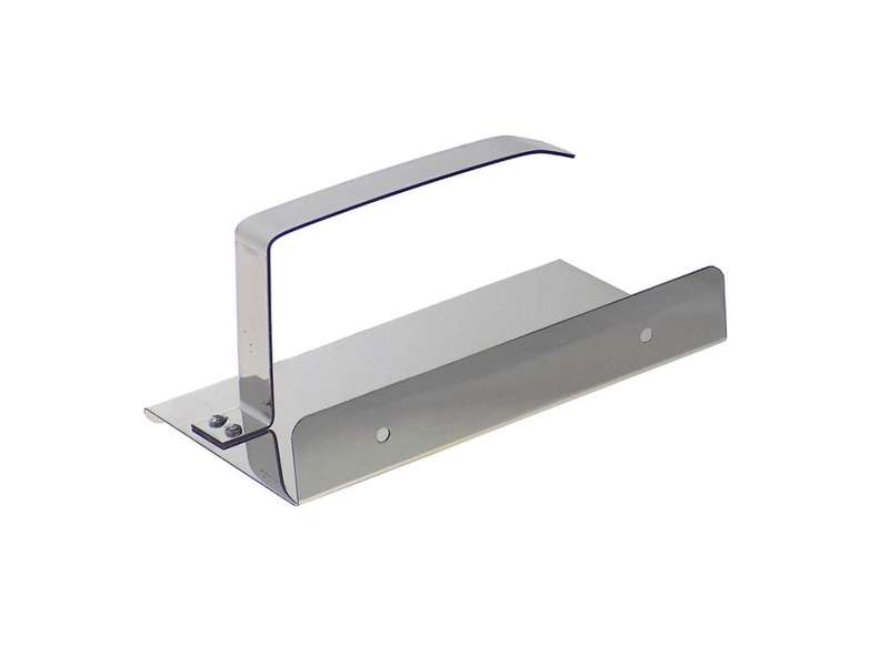 Toilet Paper Holder With Built On Storage Shelf