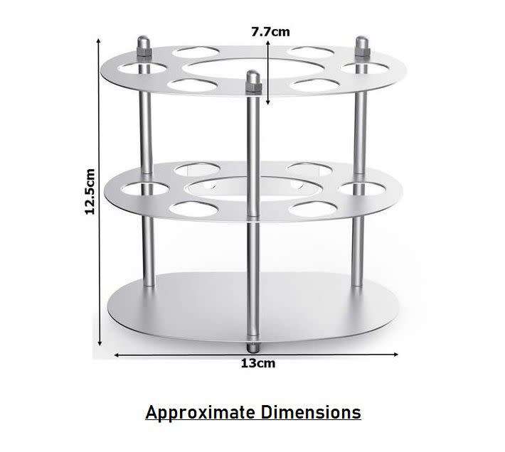 Toothbrush Holder Stainless Steel - Oval