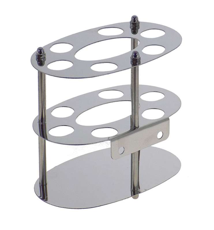 Toothbrush Holder Stainless Steel - Oval