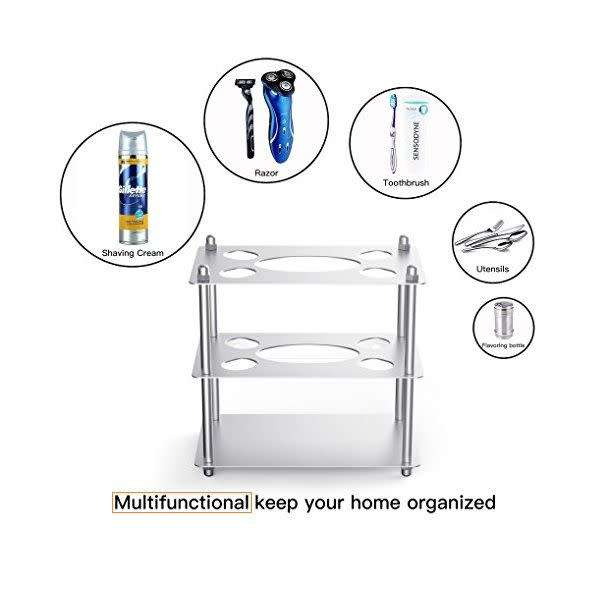Toothbrush Holder Stainless Steel - Square