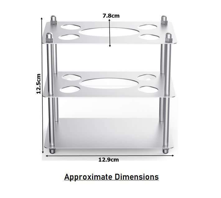 Toothbrush Holder Stainless Steel - Square