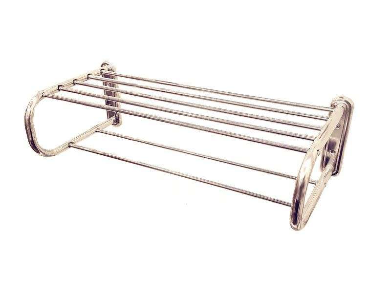 Towel Rack Round Chrome Plated