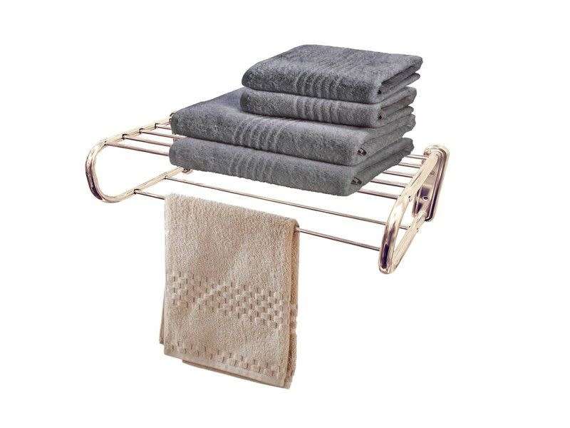 Towel Rack Round Chrome Plated