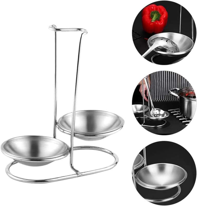 Spoon Rest Steel - Double
