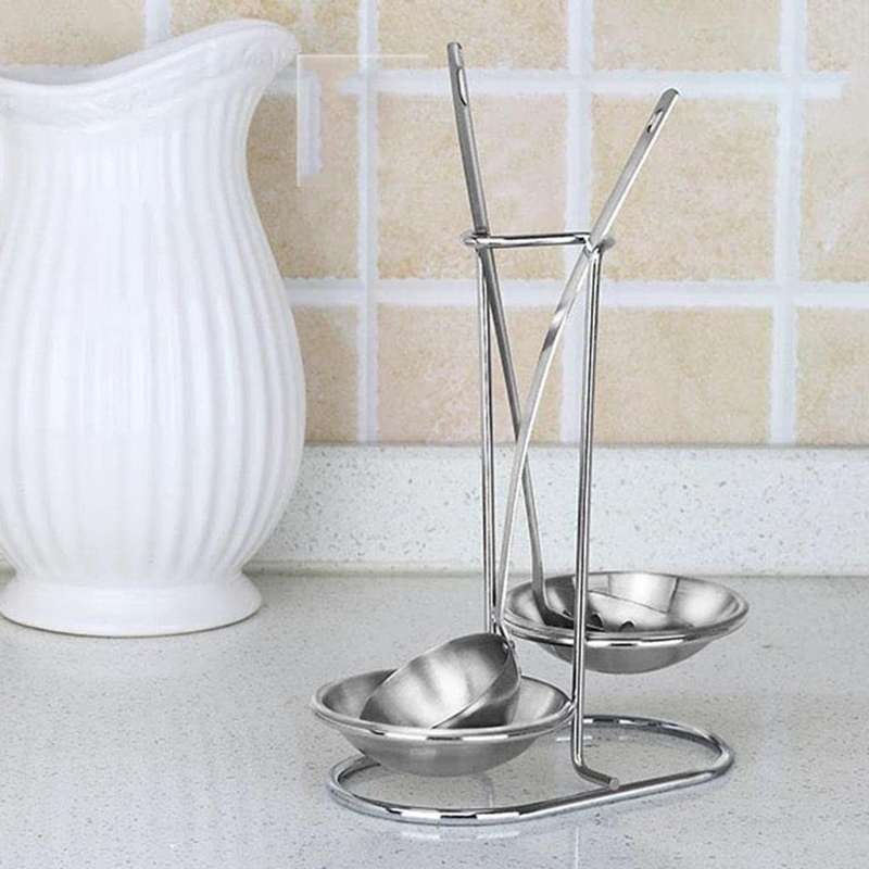 Spoon Rest Steel - Double